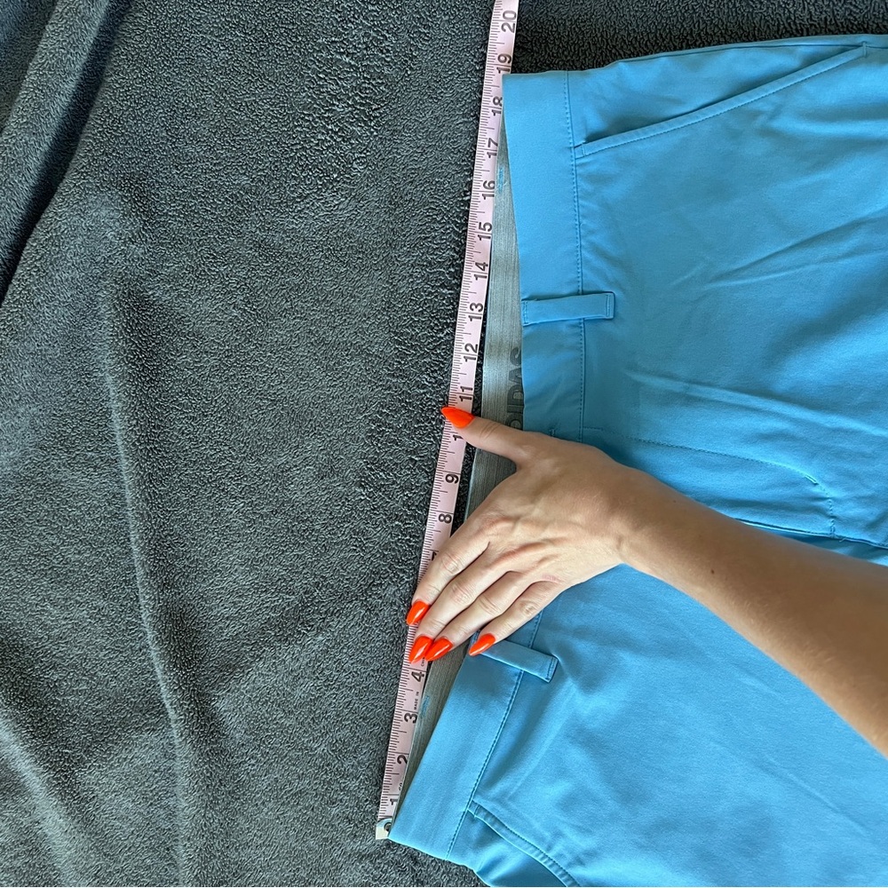 ✨Adidas Men's Sky Blue Flat Front Golf Shorts - Picture 3 of 6